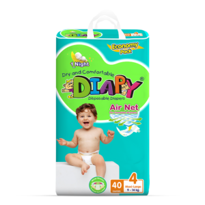 Diapy Disposable Diapers - Size 4 Maxi-Large
