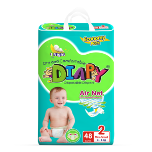 Diapy Disposable Diapers - Size 2 Mini-Small