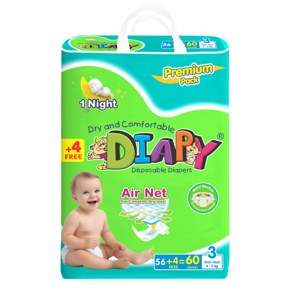 Diapy Size 3 Midi-Med Premium